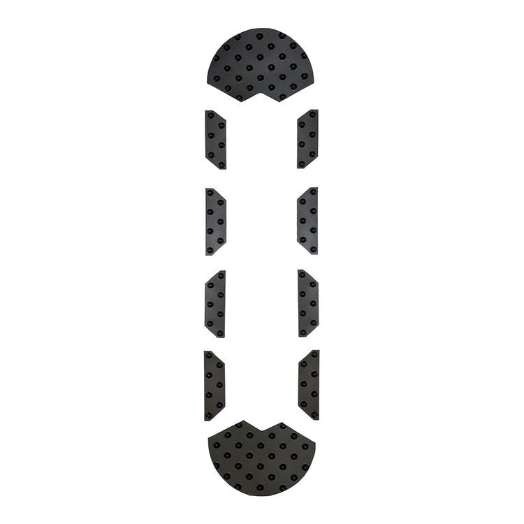 Xtreme Snowskate Griptape Pack (10 Piece) - Black