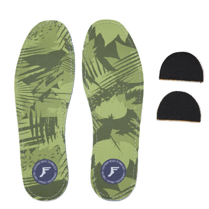 FP Yellow/Green 3.5mm Low Profile Kingfoam Insoles