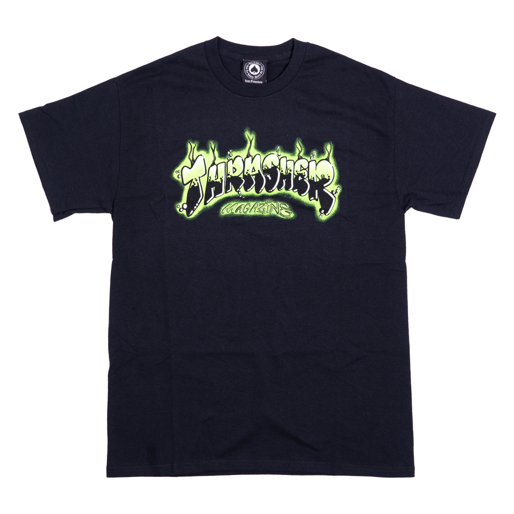 Black Thrasher Airbrush T Shirt