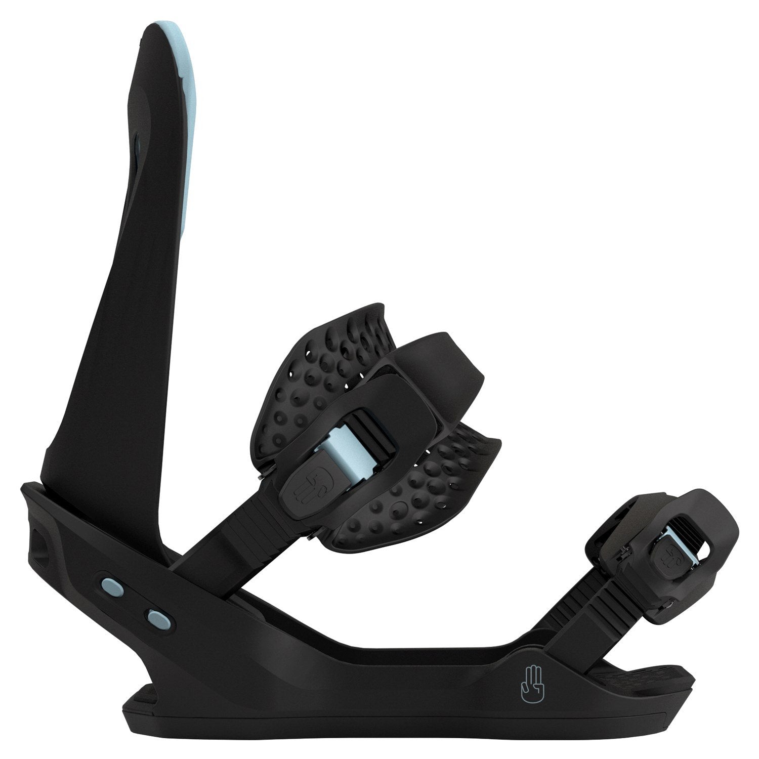 2023 Black Chaser Bataleon Snowboard Bindings Side