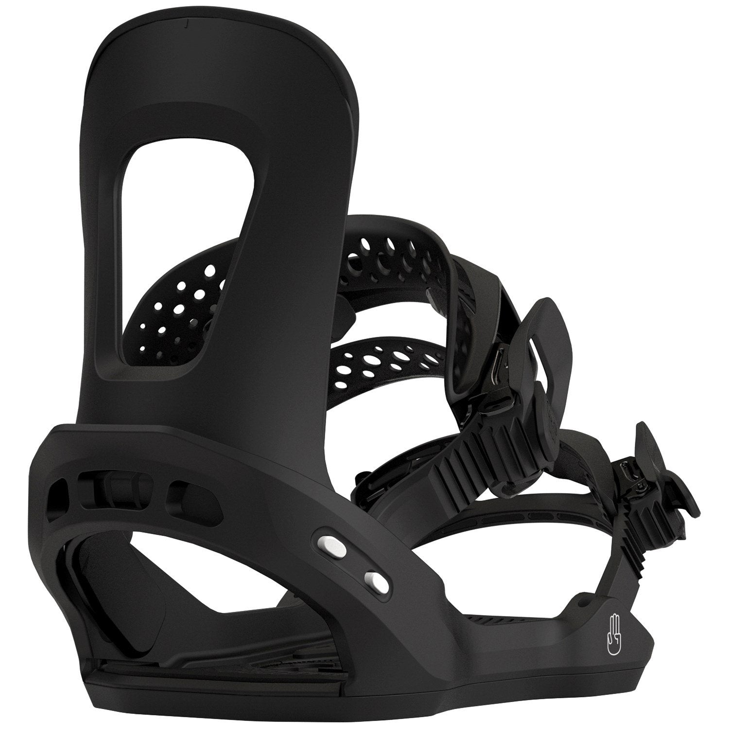 2023 Youth Black Stuntwood Bataleon Snowboard Bindings