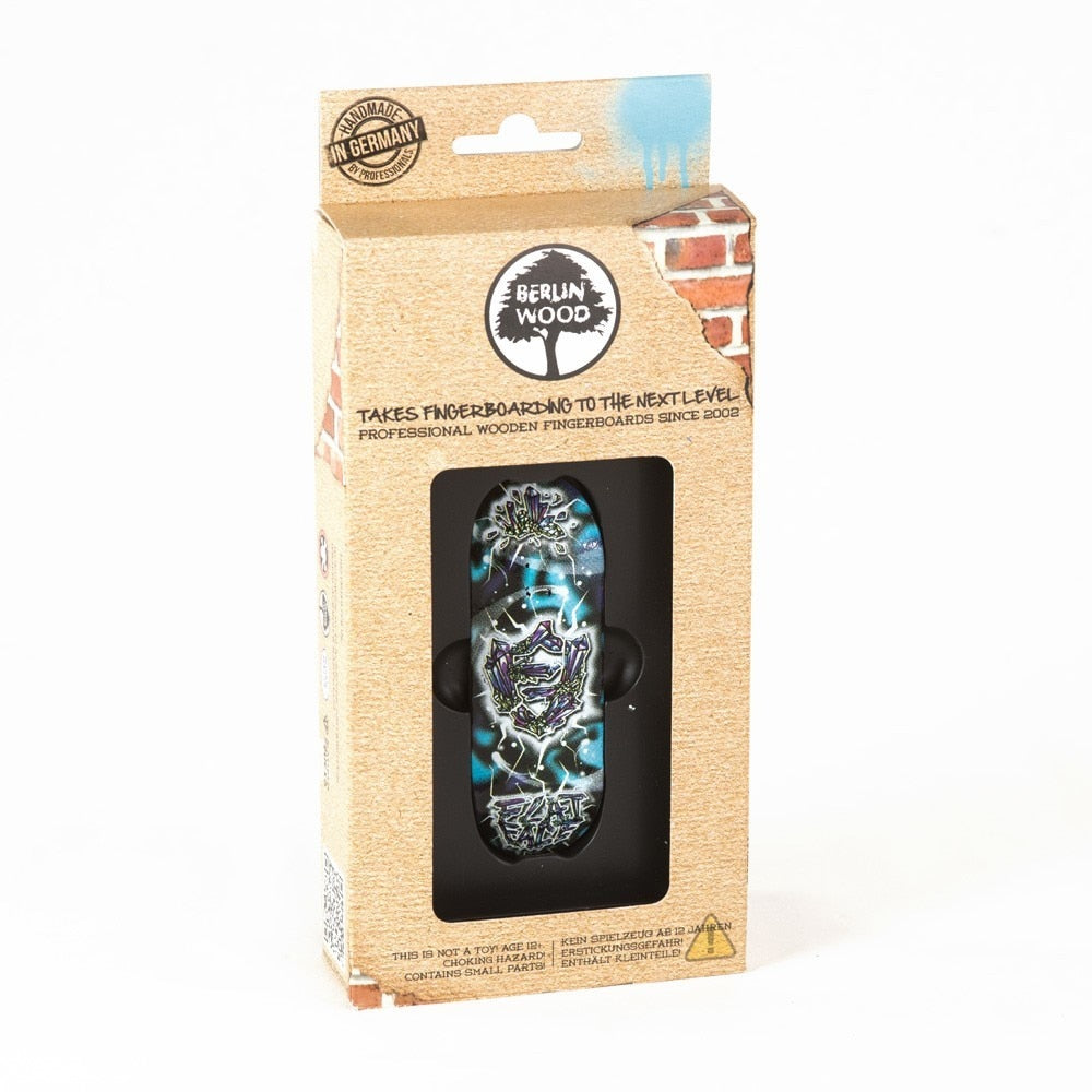 BerlinWood X Flatface Crystal FingerBoard Deck