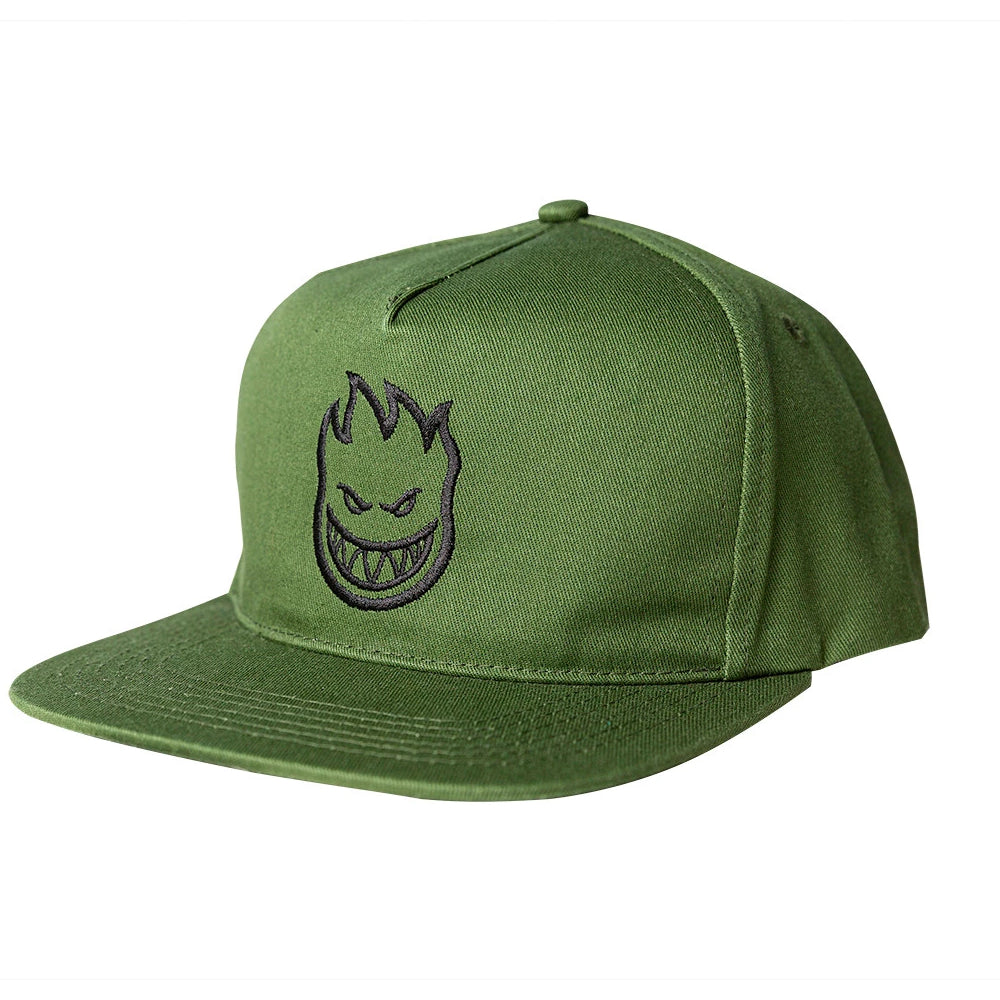 Army Green/Black Bighead Spitfire Wheels Snapback