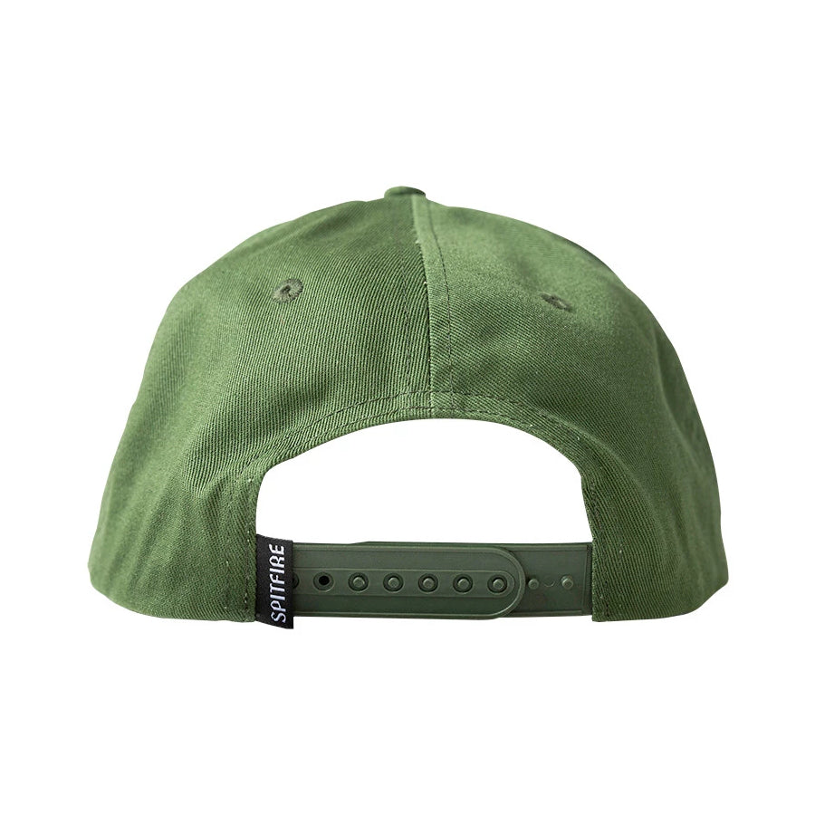 Army Green/Black Bighead Spitfire Wheels Snapback