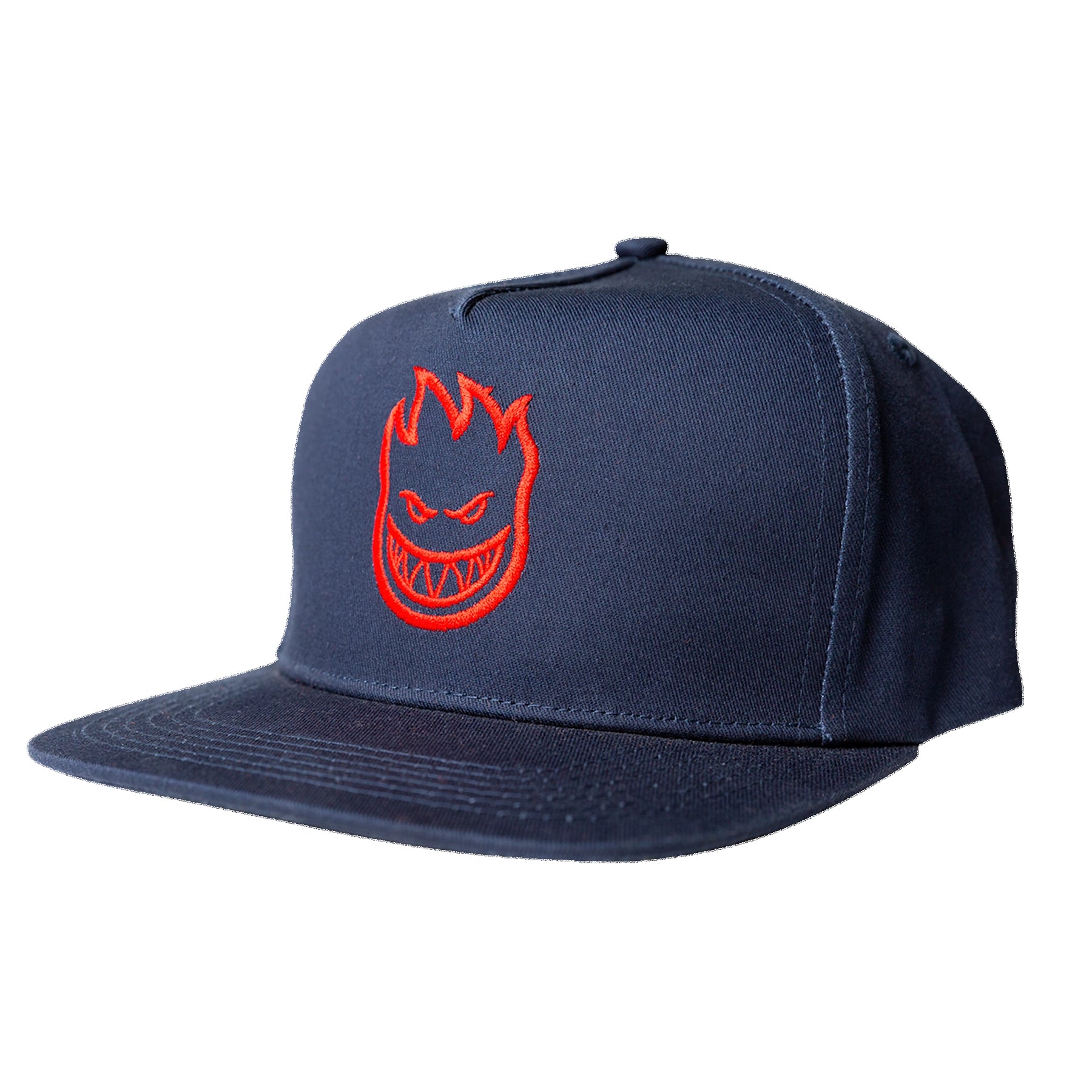 Navy Spitfire Wheels Bighead Snapback