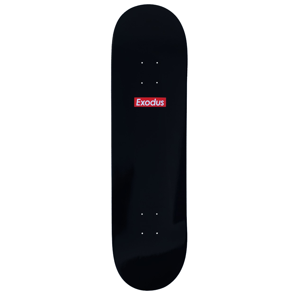 Exodus Box Logo Deck - Black Dip/Red