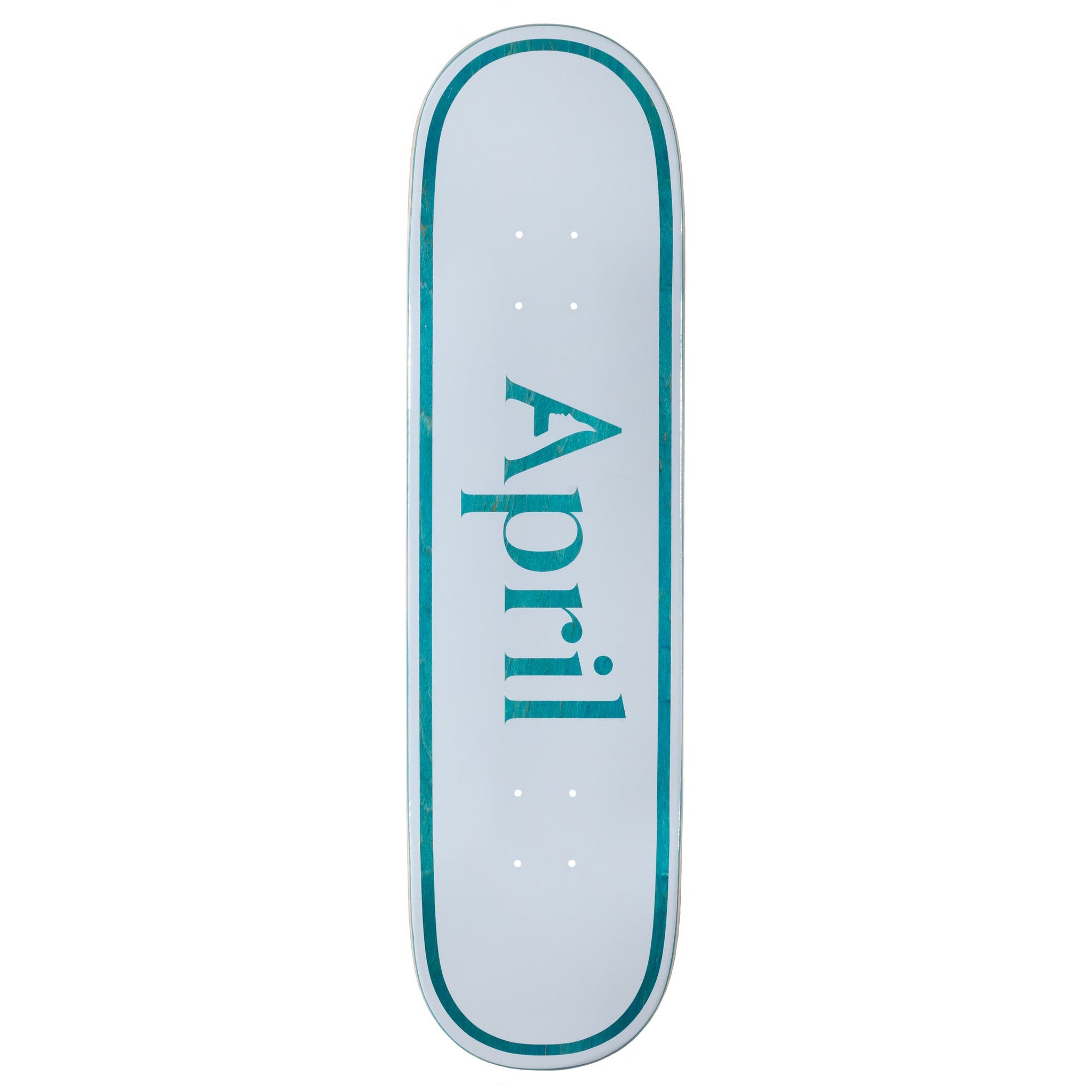 Blue OG Logo April Skateboard Deck