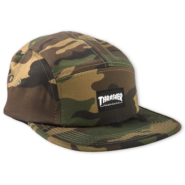 Camo 5-Panel Thrasher Magazine Hat