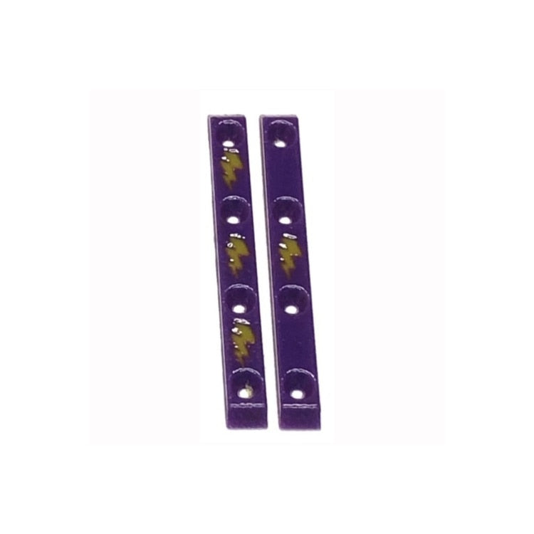 Chems Lightning Bolt Fingerboard Board Rails - Purple