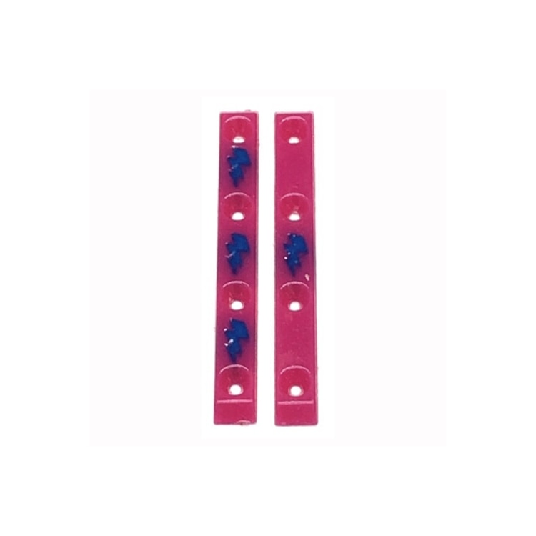 Chems Lightning Bolt Fingerboard Board Rails - Pink