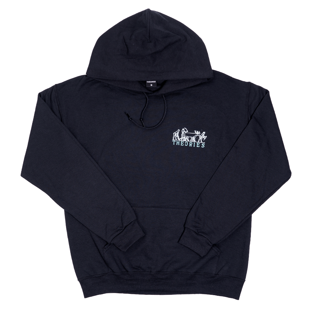 Black Cheops Theories Brand Hoodie