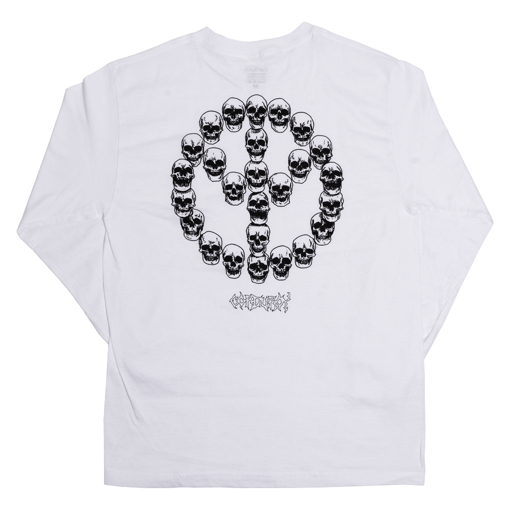 No Peace Corduroy Long Sleeve Shirt Back