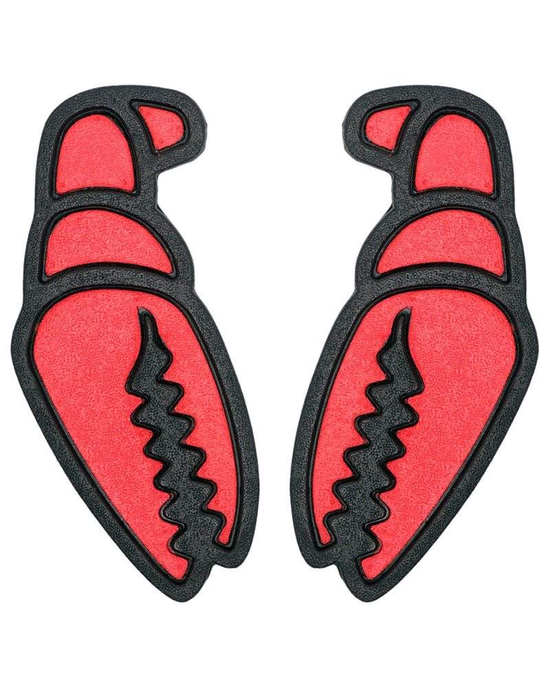 Crab Grab Mega Claw Snowboard Stomp Pads - Black/Red
