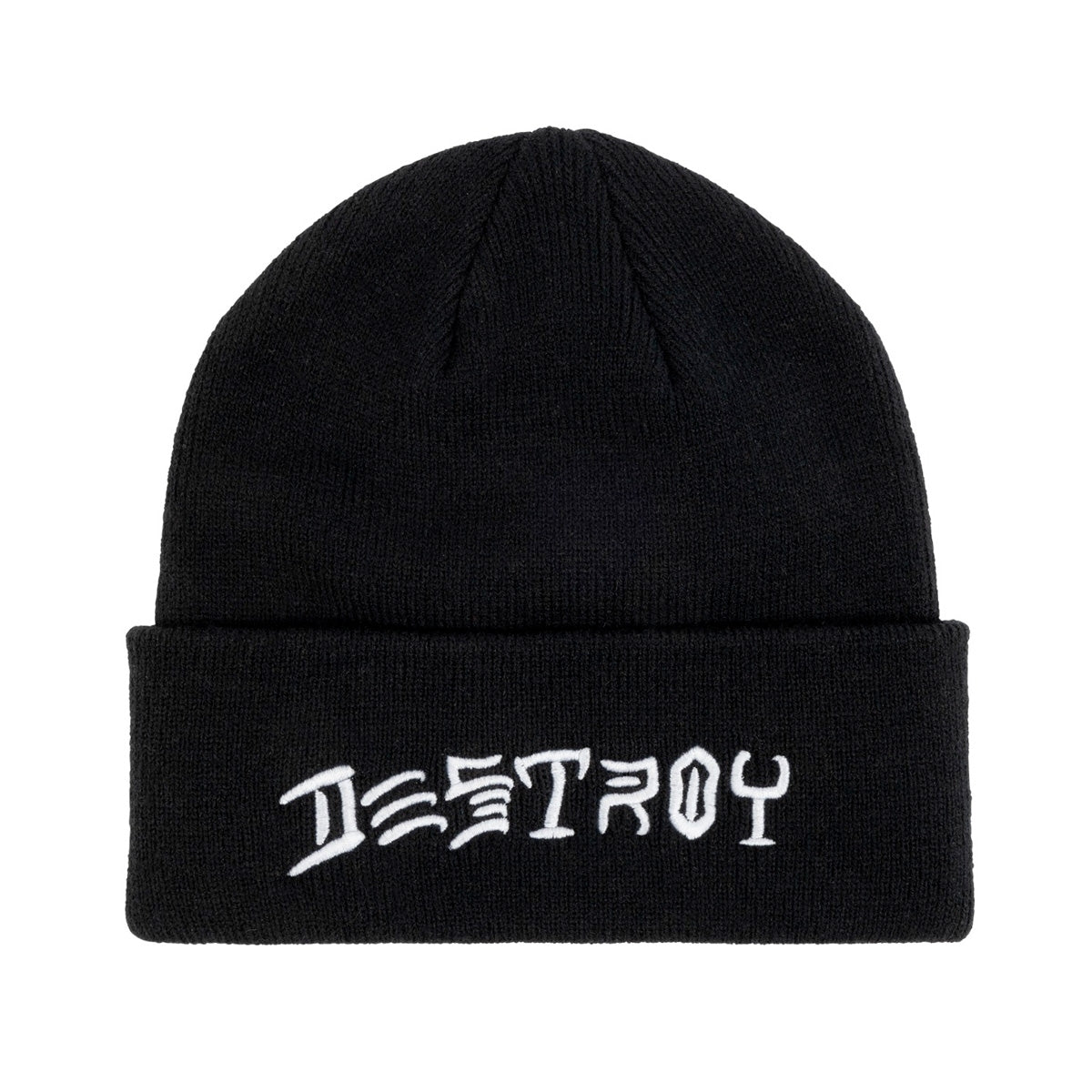 roen destroy beanie 黒 roen destroy beanie 黒 - メルカリ