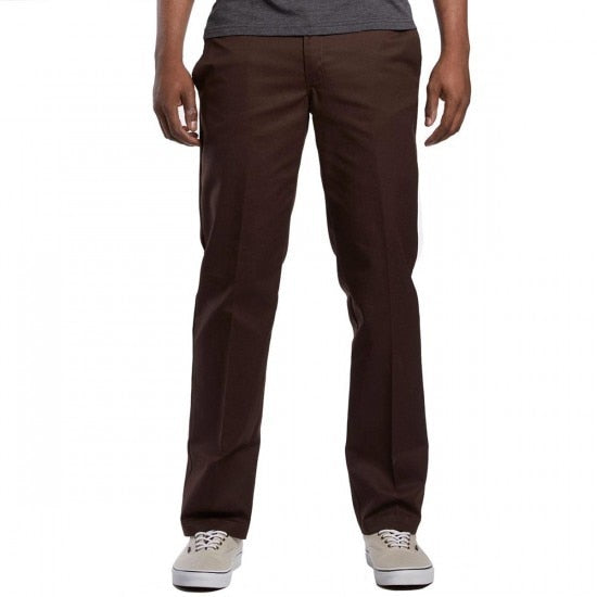 Dickies '67 WP894 Slim Fit Industrial Work Pant - Brown(Chocolate)