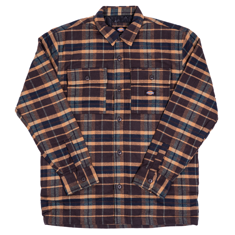 Quilted Lined Dickies Brown Moulton Flannel