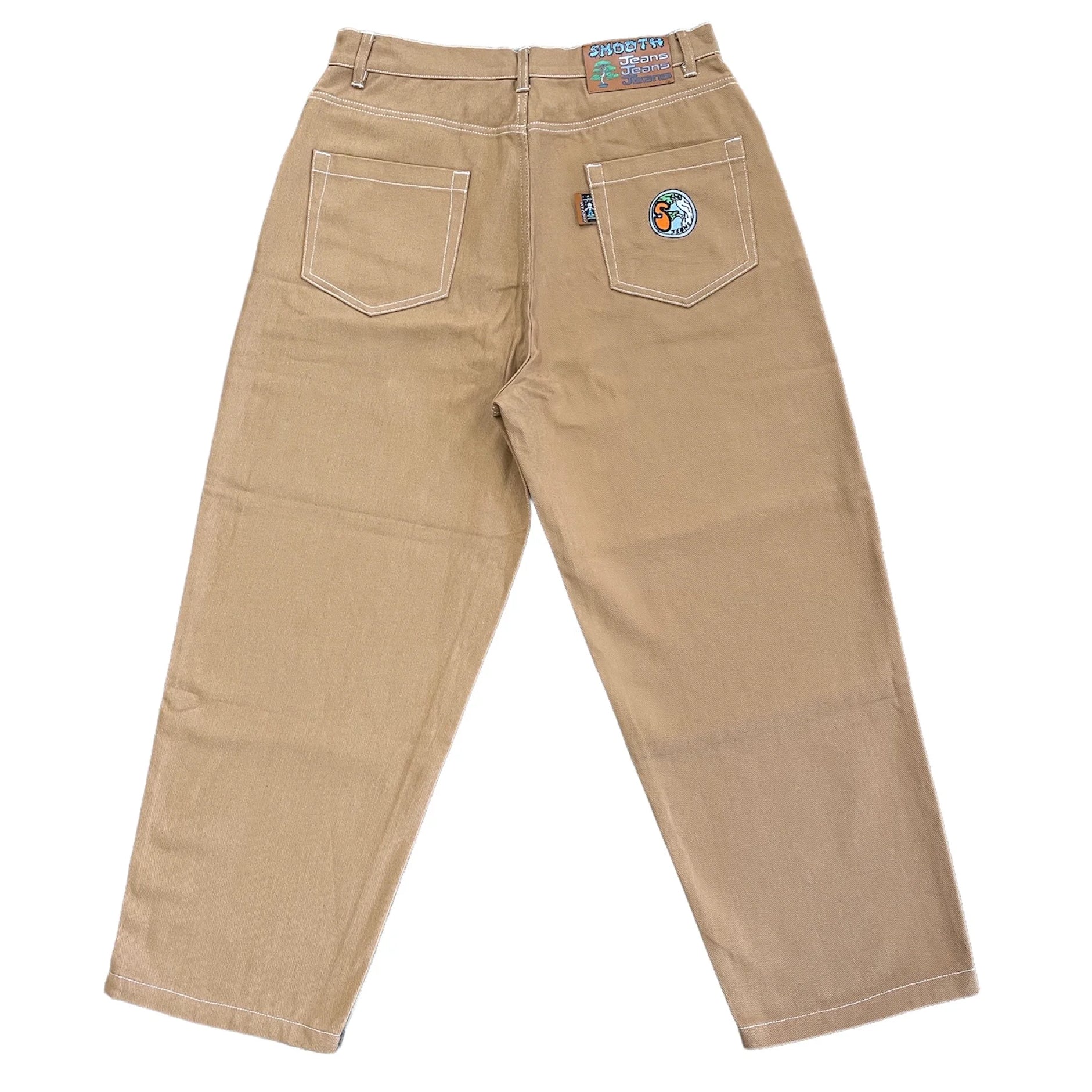 Dirt Earth Smooth Baggy Denim Back