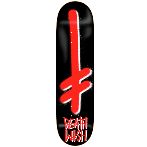 Deathwish Black/Red Gang Logo Skateboard Deck