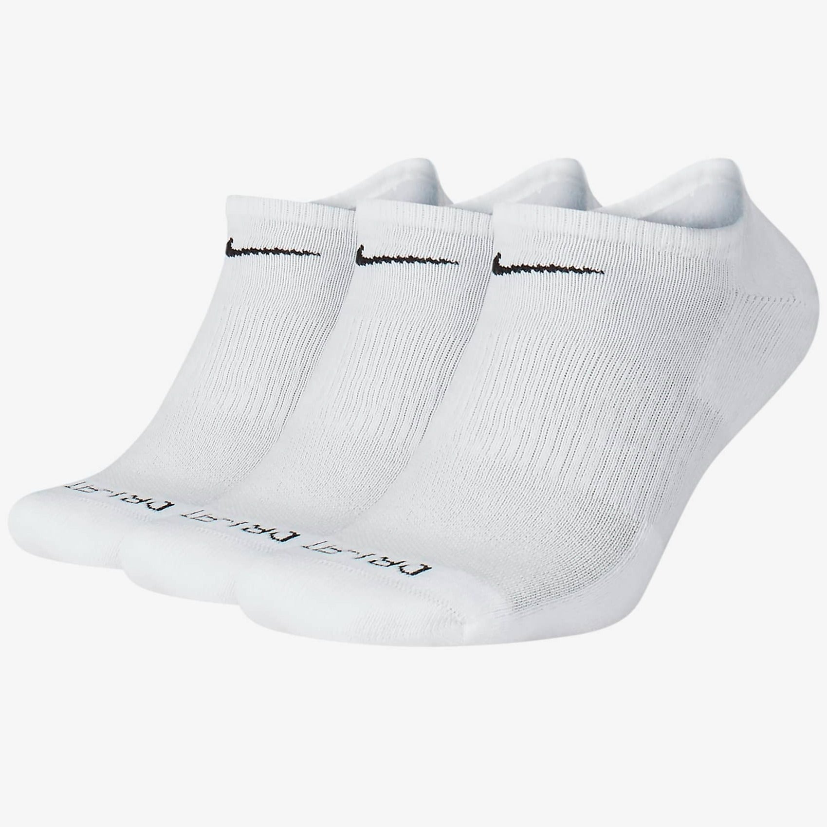 White/Black No-Show Cushioned Plus Nike SB Socks