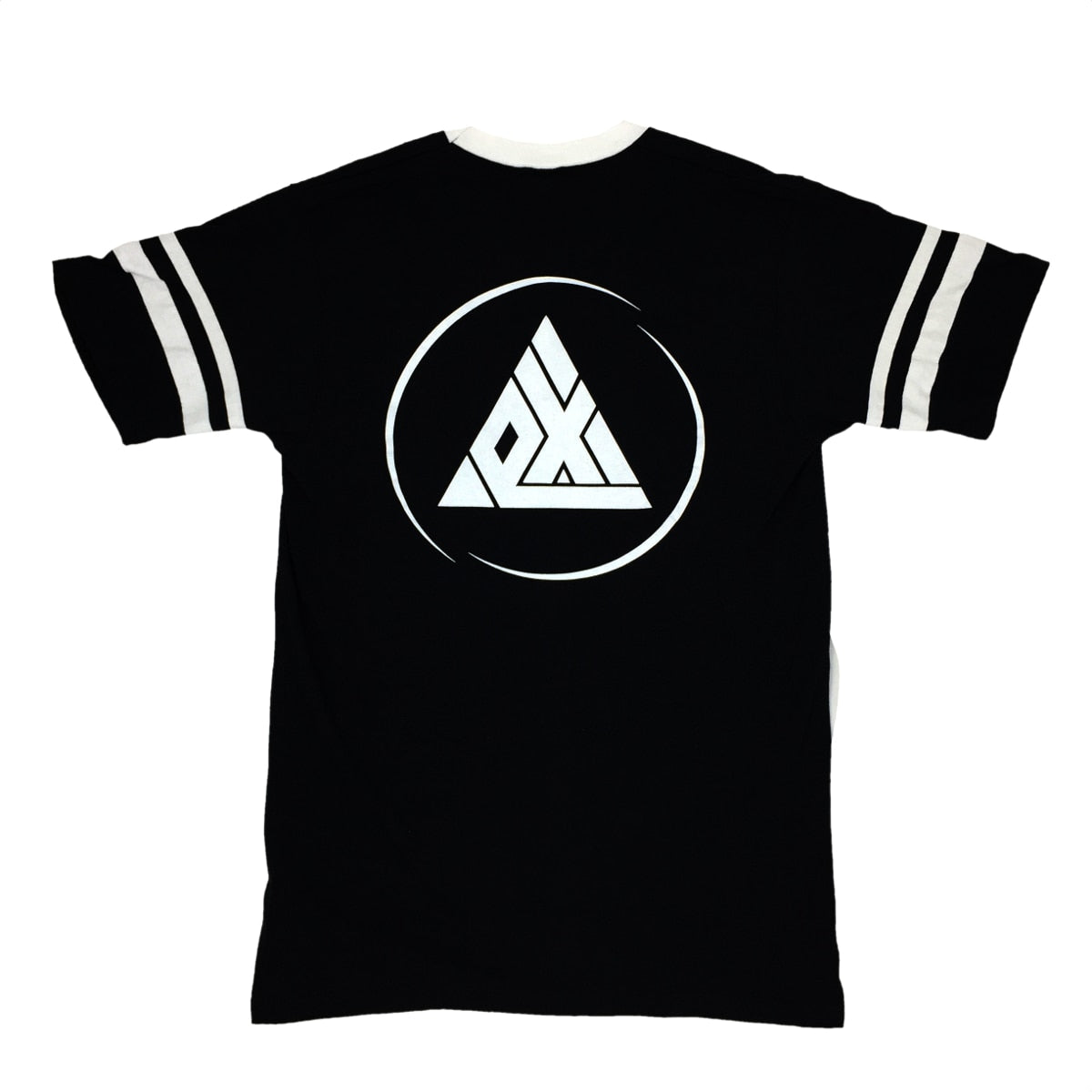 Exodus Offset Circle Logo Striped Jersey - Black/White