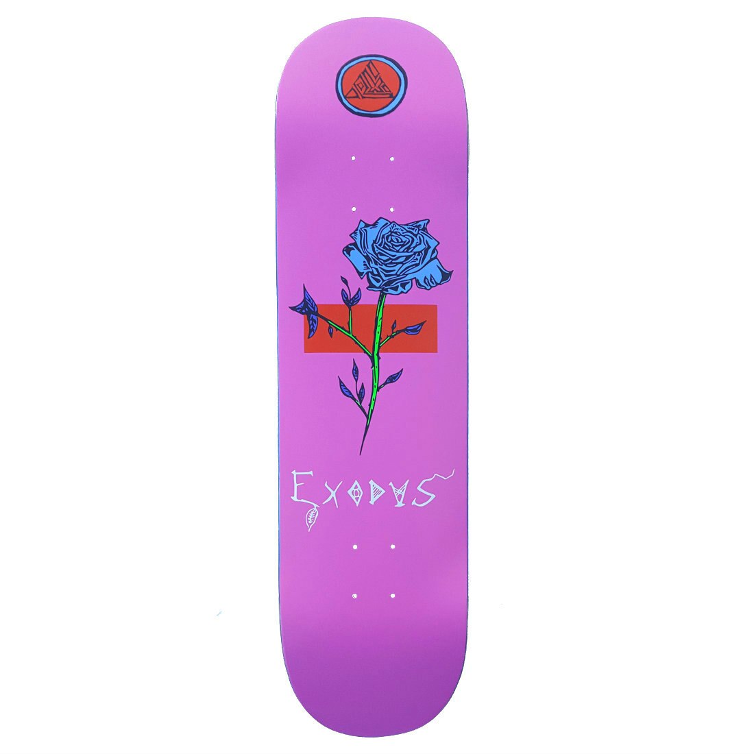 Exodus Anoixi Rose Skateboard Deck - Purple