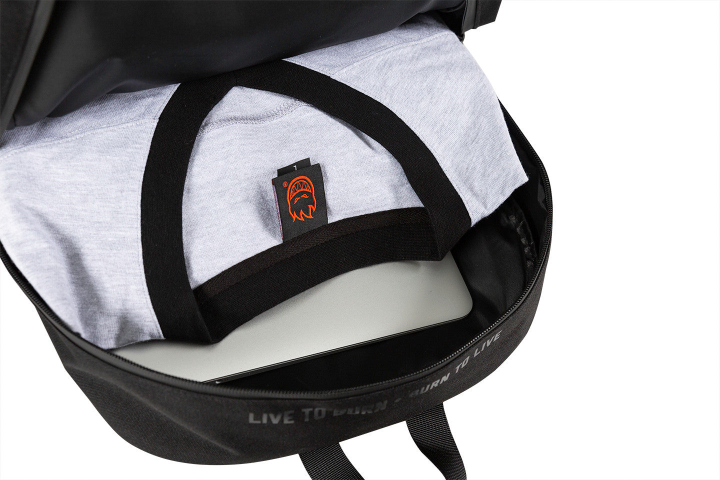 Black Road Dog Spitfire Wheels Skateboard Backpack Detail