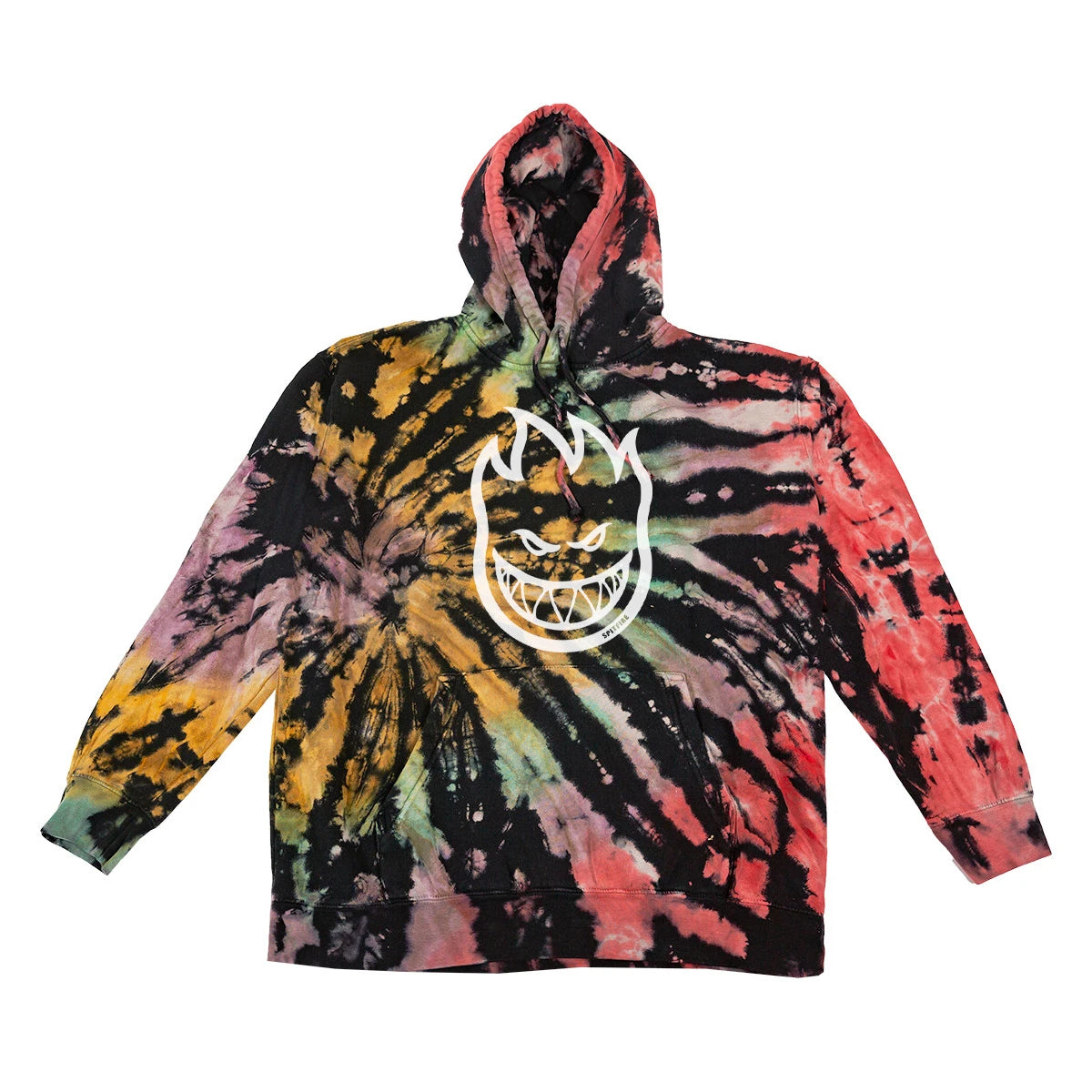 Overdye Wash Spitfire Wheels Pullover Hoodie