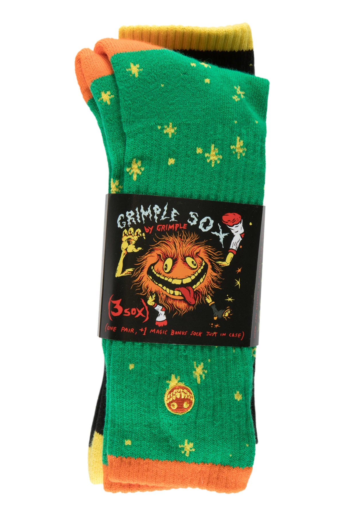 3-Pack Dust Grimple Stix Skateboard Socks