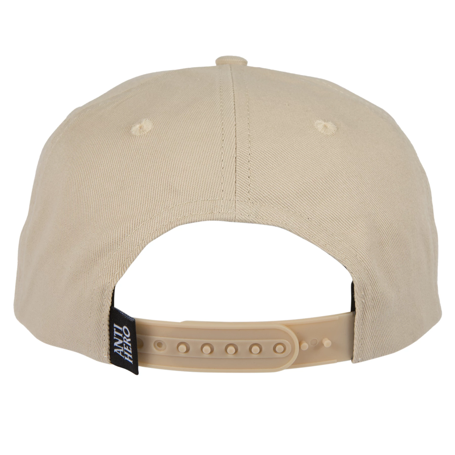 Antihero Basic Eagle Embroidered Snapback Hat - Khaki/Black