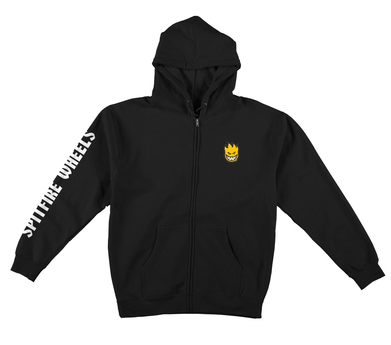 Spitfire Lil Bighead Hombre Zip Hoodie - Black/Yellow