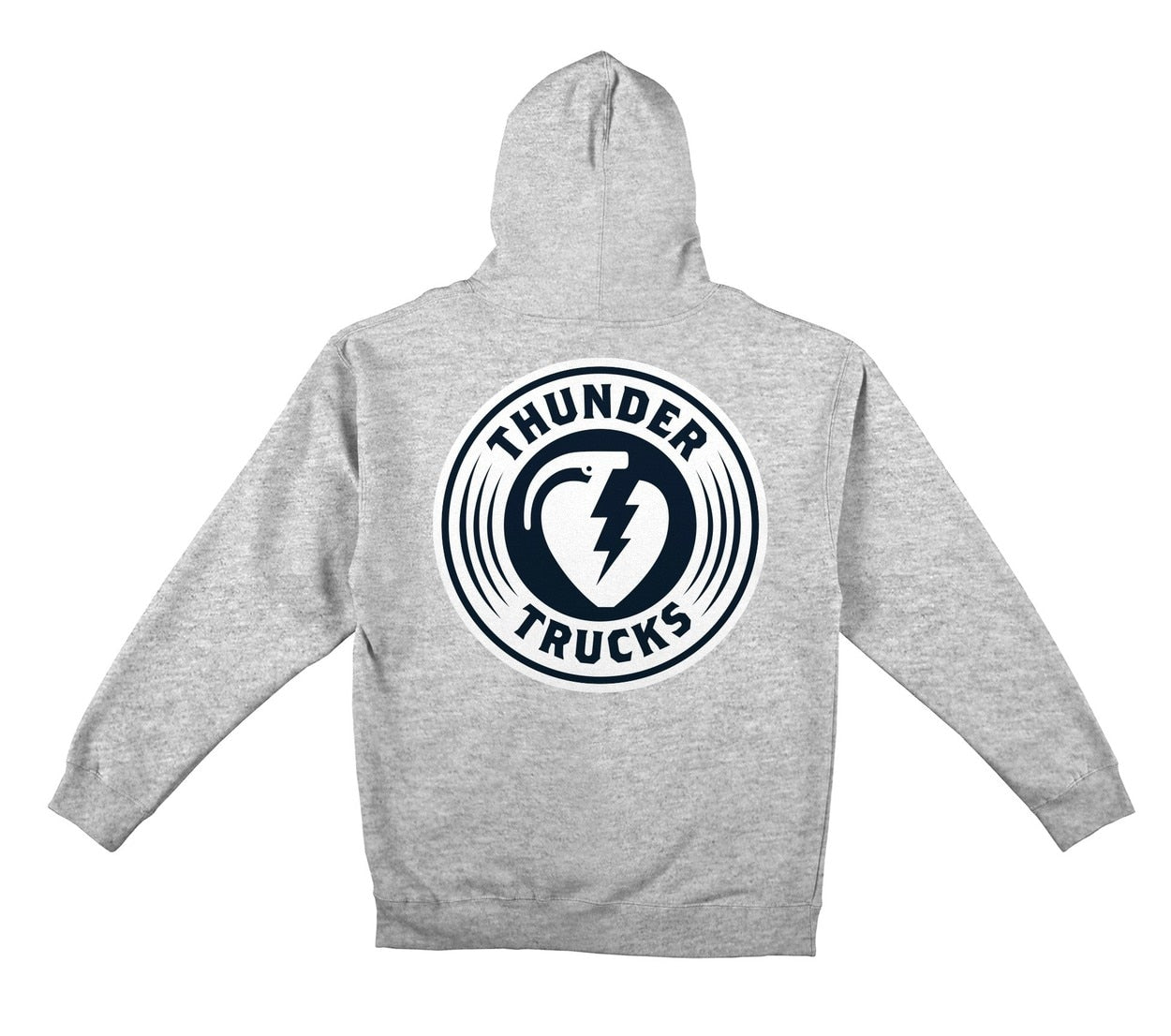 Thunder Charged Grenade Pullover Hoodie - Grey Heather/White