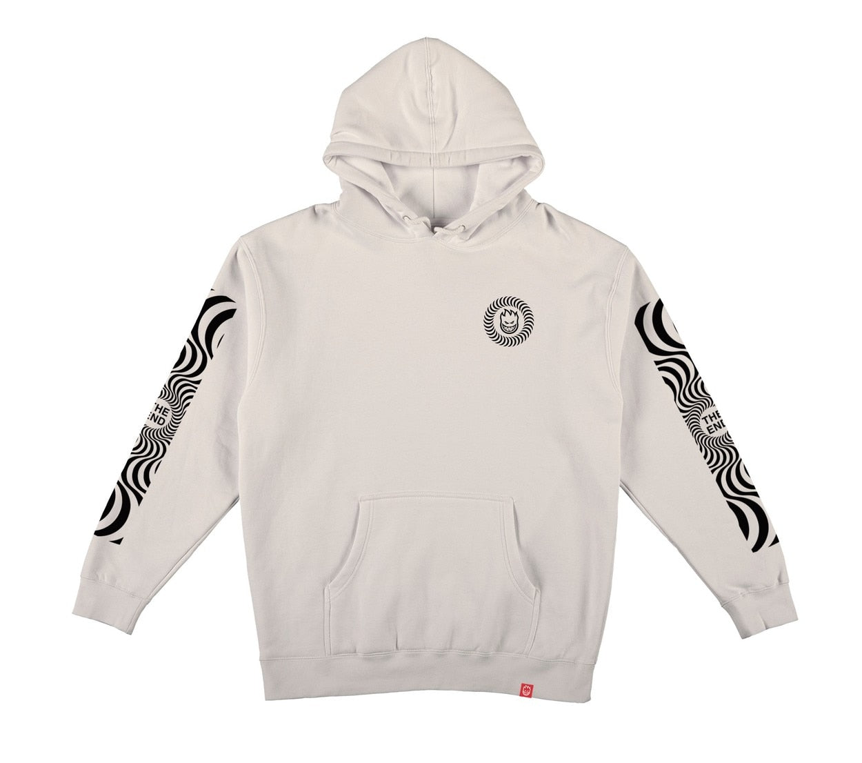 Spitfire Classic Swirl Pullover Hoodie - Bone Silver/Black