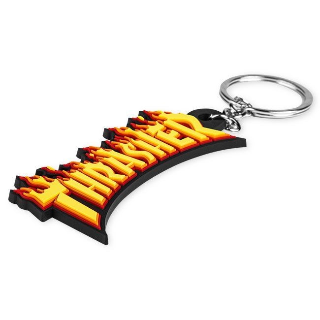 Thrasher Flame Logo Key Chain