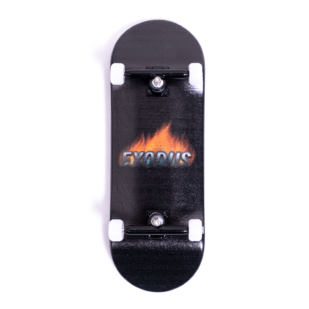 Deep Concave Flame Exodus Fingerboard Complete