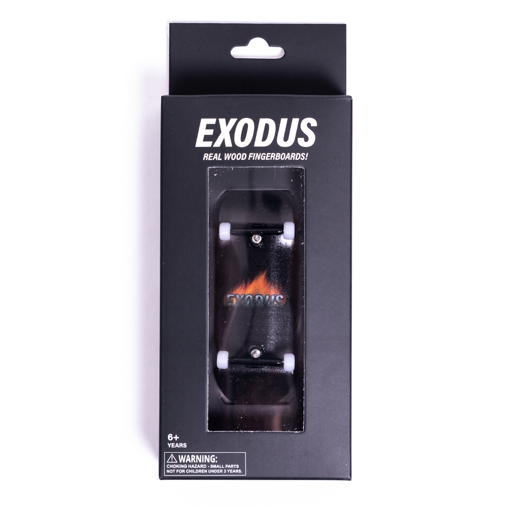 Deep Concave Flame Exodus Fingerboard Complete