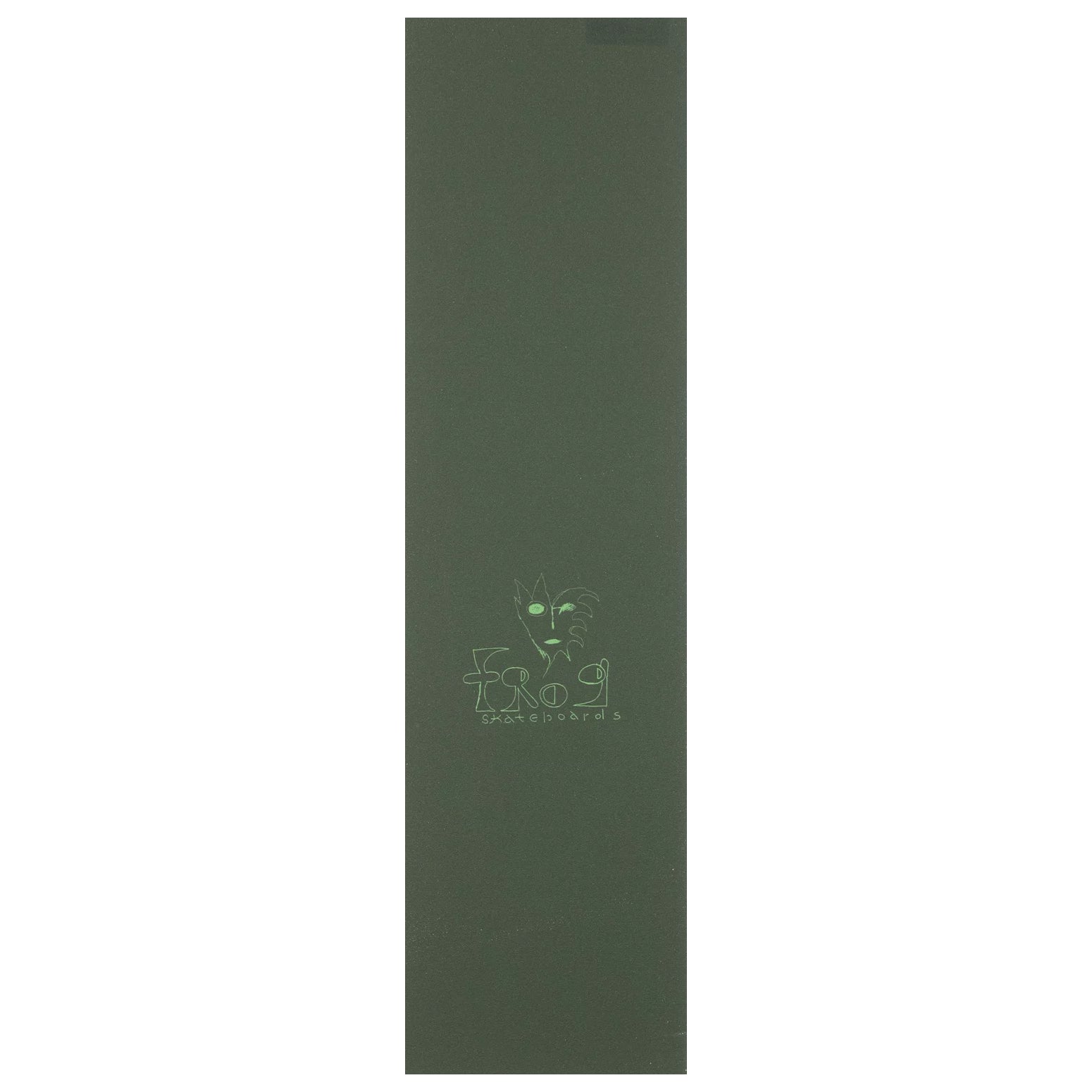 Green Graphic Frog Skateboards Grip Tape