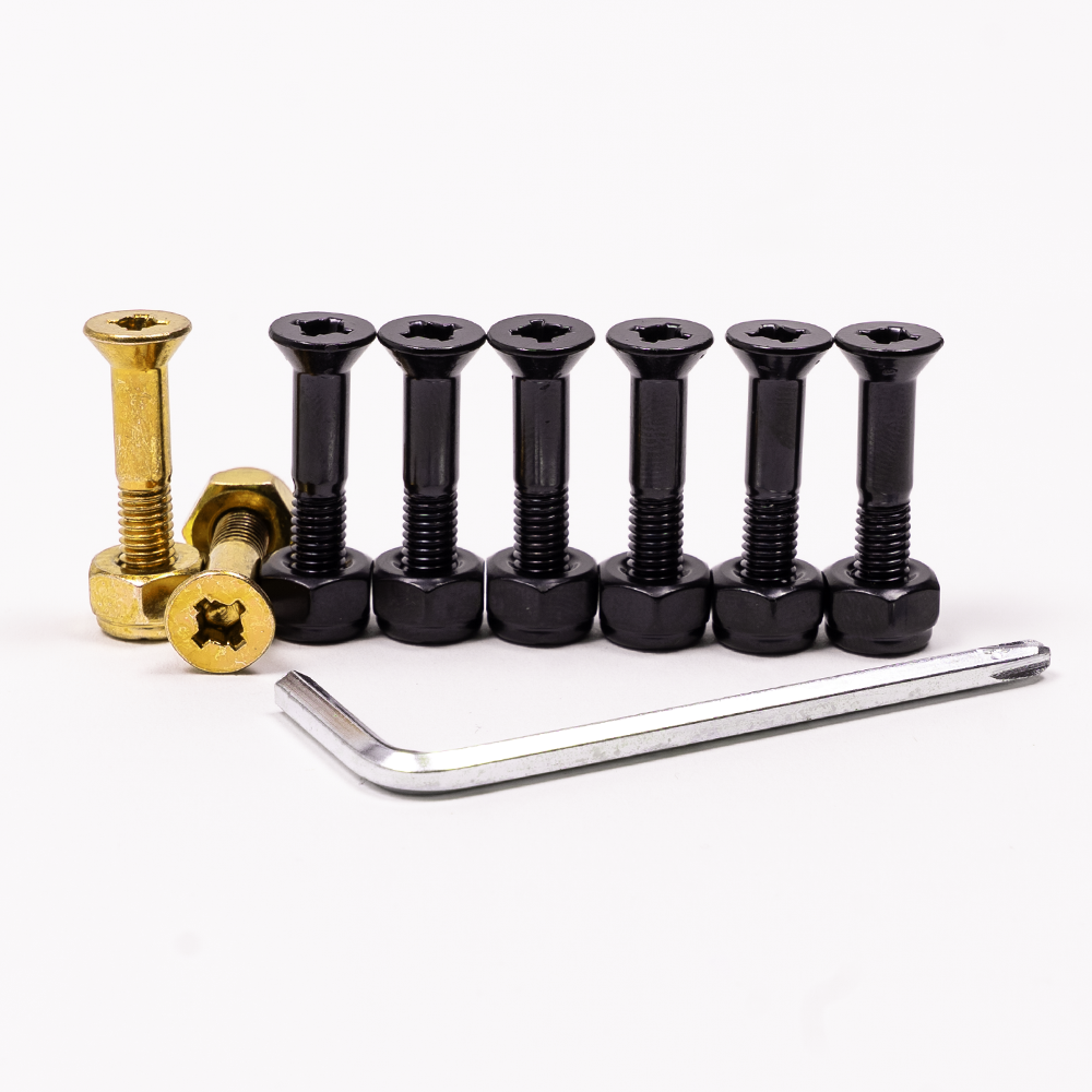 Exodus Phillips/Allen Combo Skateboard Hardware - Black/Gold