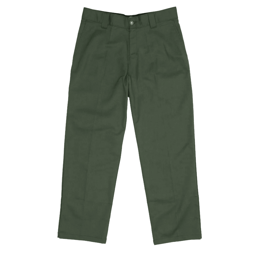 Olive Green Loose Fit Foy Dickies Skateboarding Pants