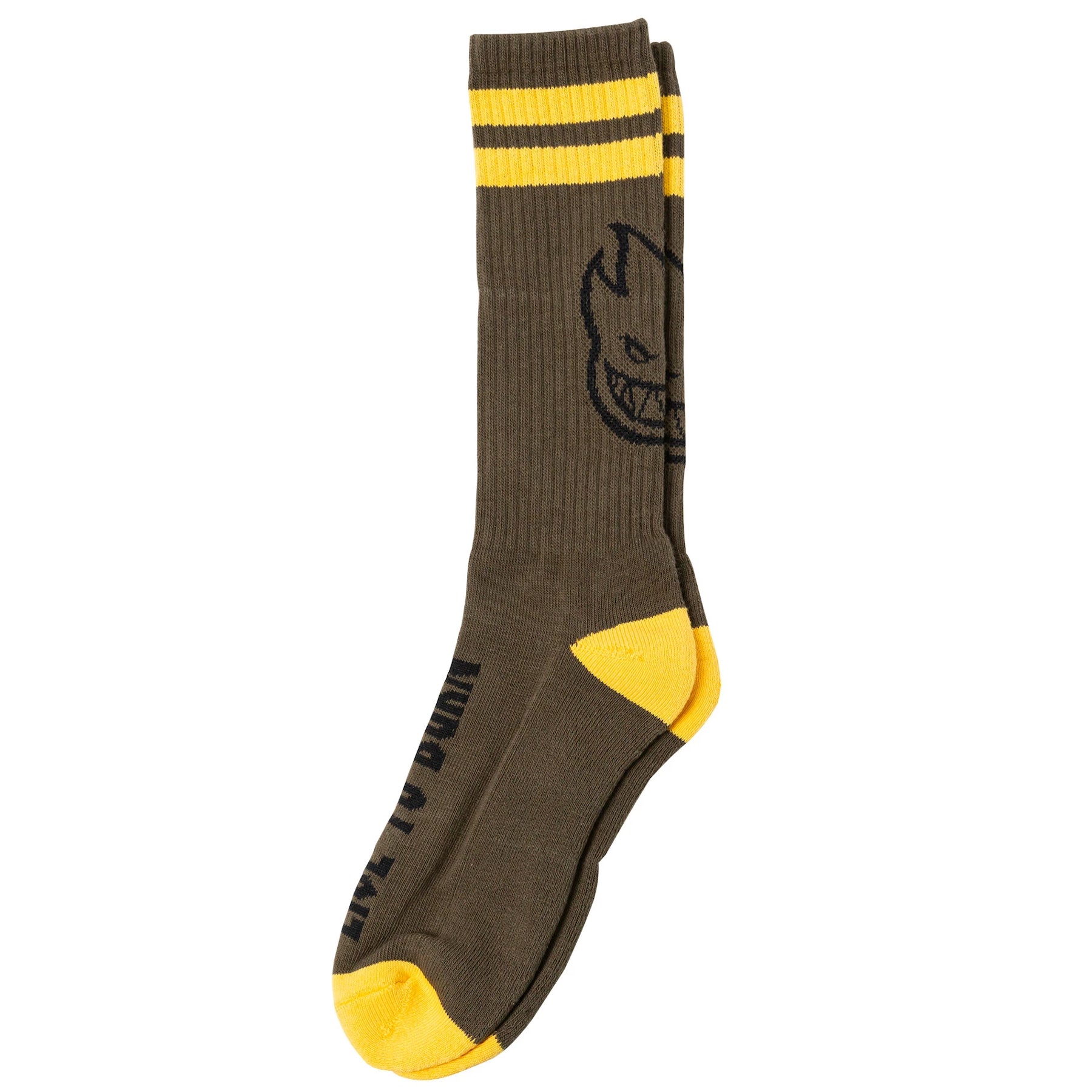 Olive Heads Up Spitfire Wheels Socks