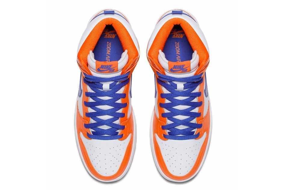 Nike SB X Danny Supa Dunk High Traditional QS - Safety Orange/Hyper Blue/White