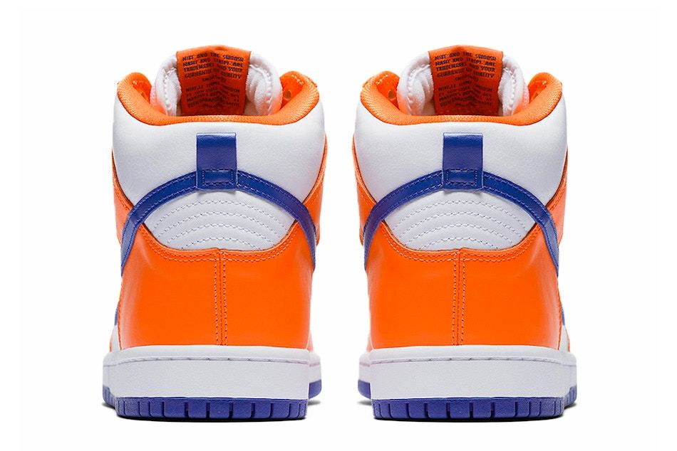 Nike SB X Danny Supa Dunk High Traditional QS - Safety Orange/Hyper Blue/White