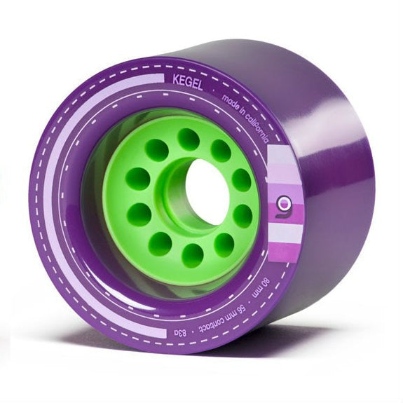 Orangatang 83a Purple Kegel 80mm Longboard Wheels (Blems)