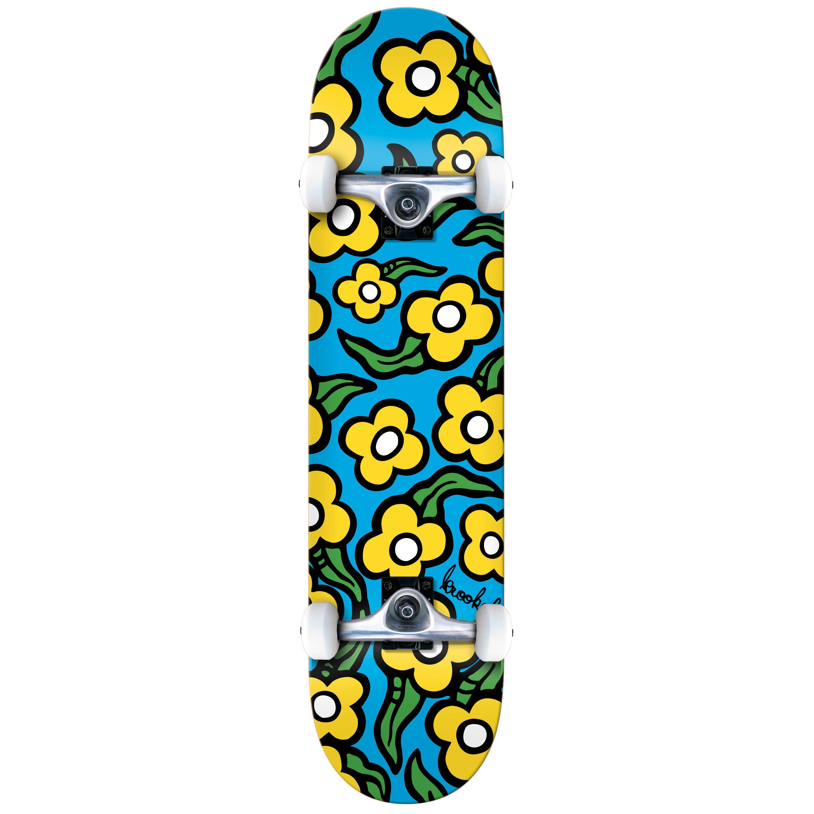 Wildstyle Flower Krooked Complete Skateboard