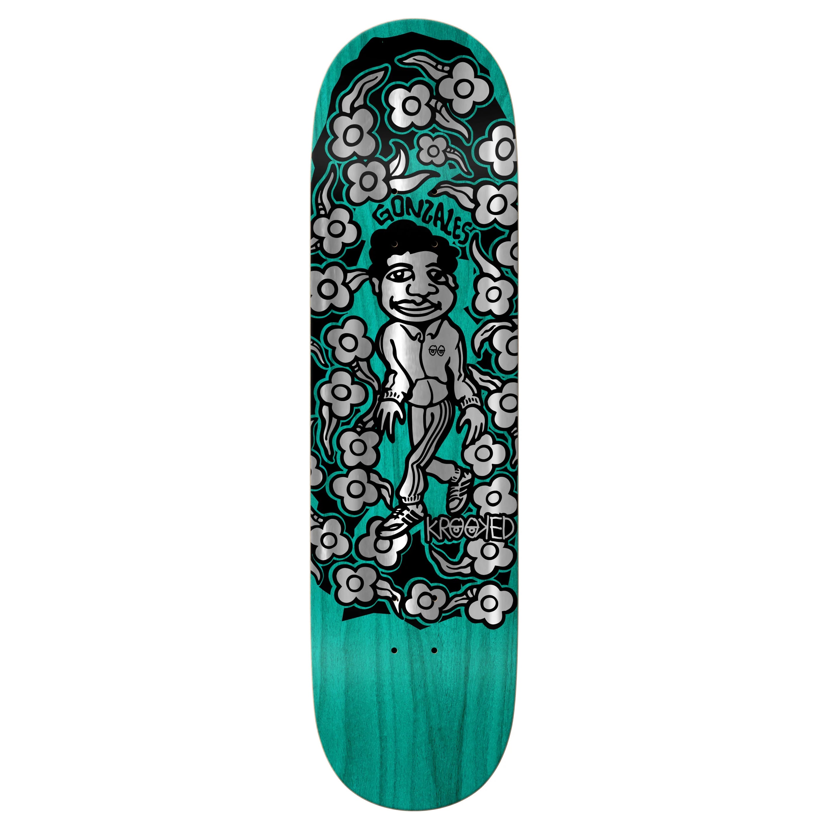 Gonz Foil Sweatpants Krooked Skateboard Deck