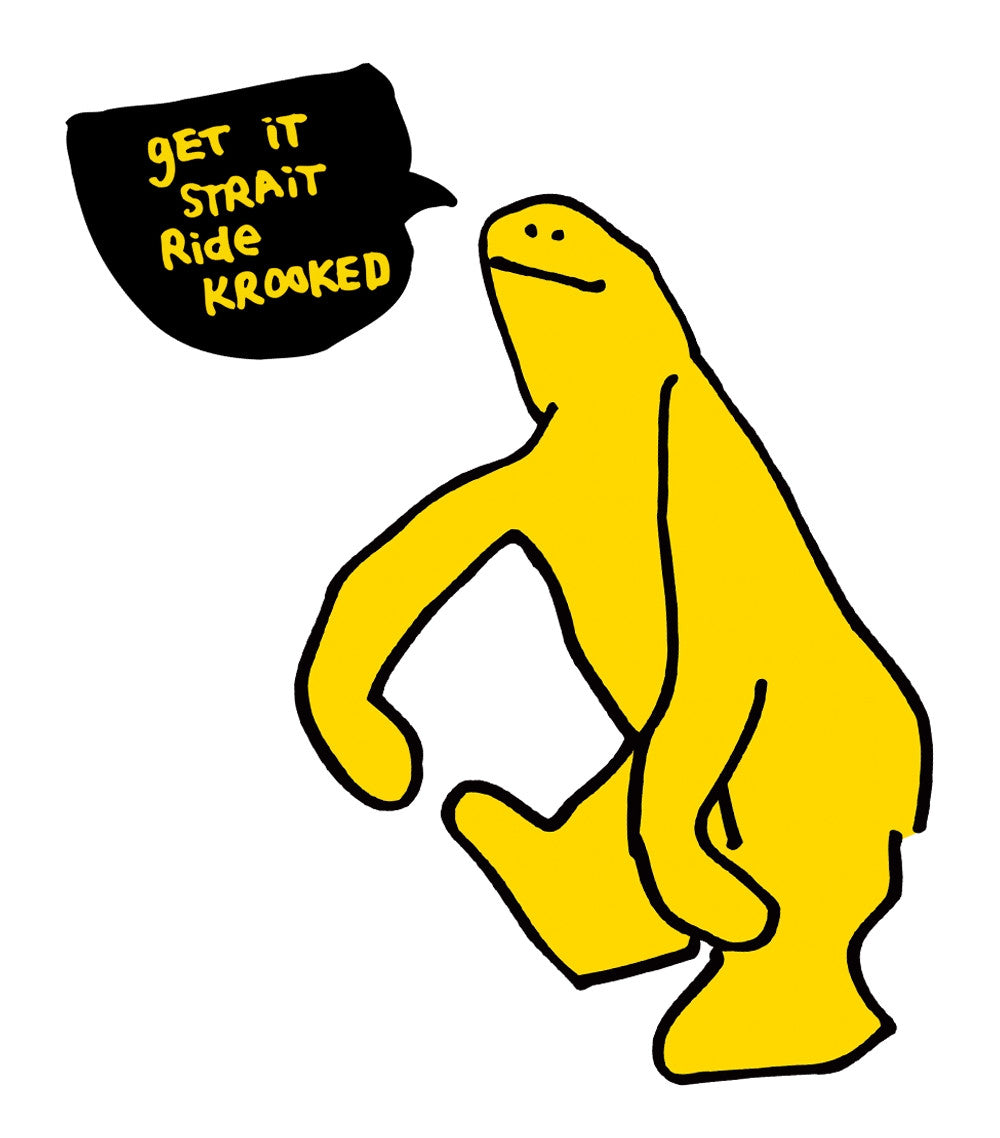 Get It Straight Krooked Skateboard Sticker