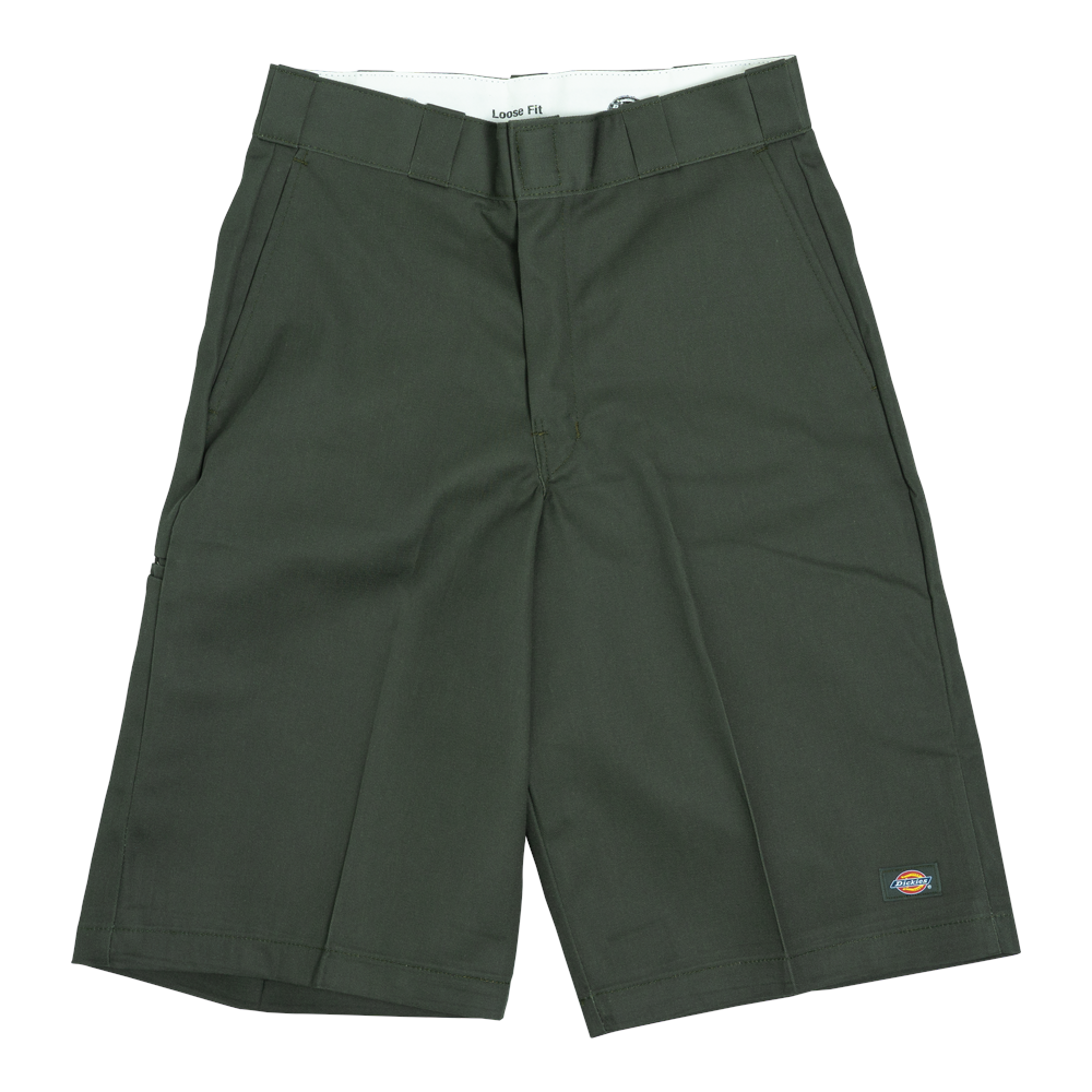 Dickies 13 Loose Fit Work Shorts Olive Green