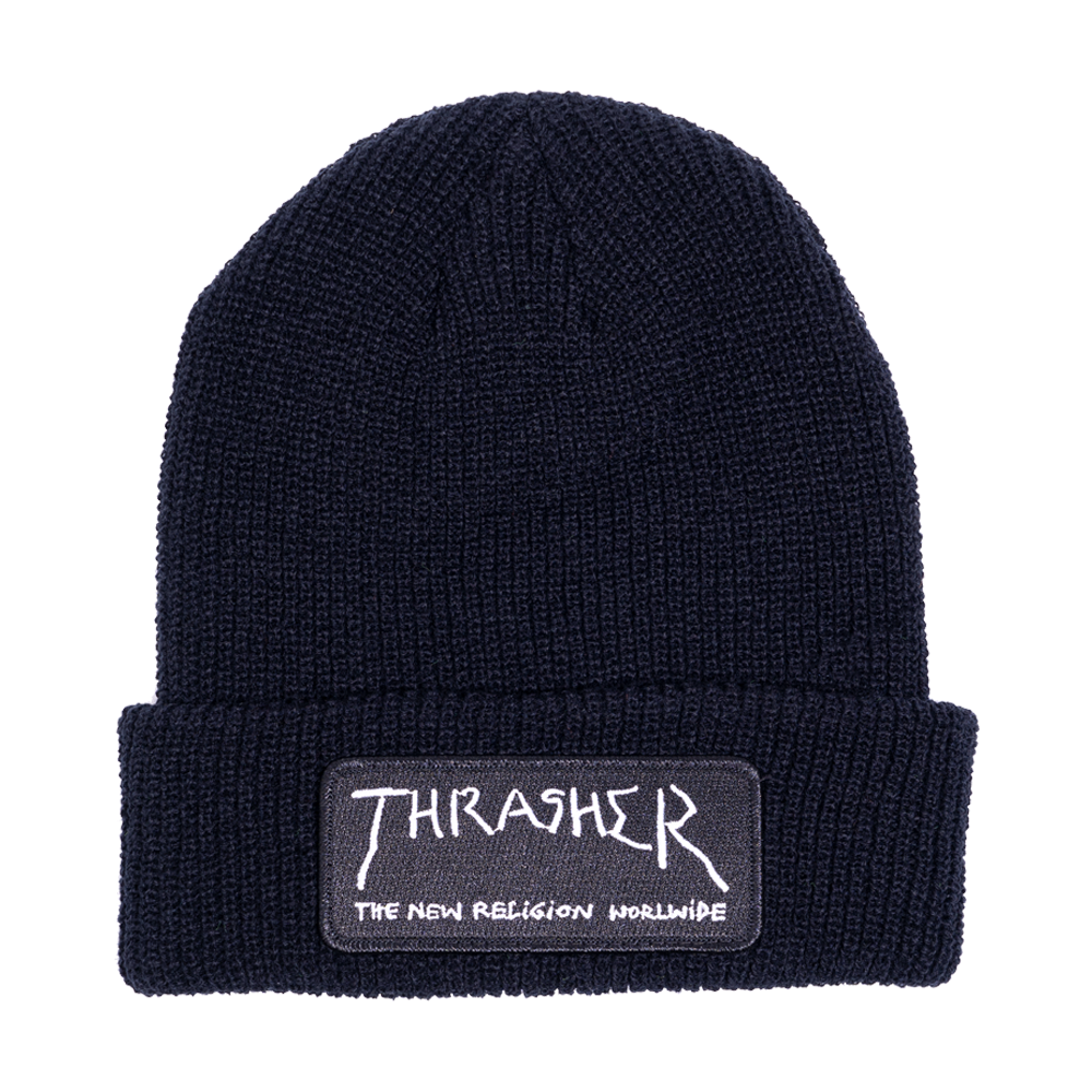 Black New Religion Thrasher Magazine Beanie