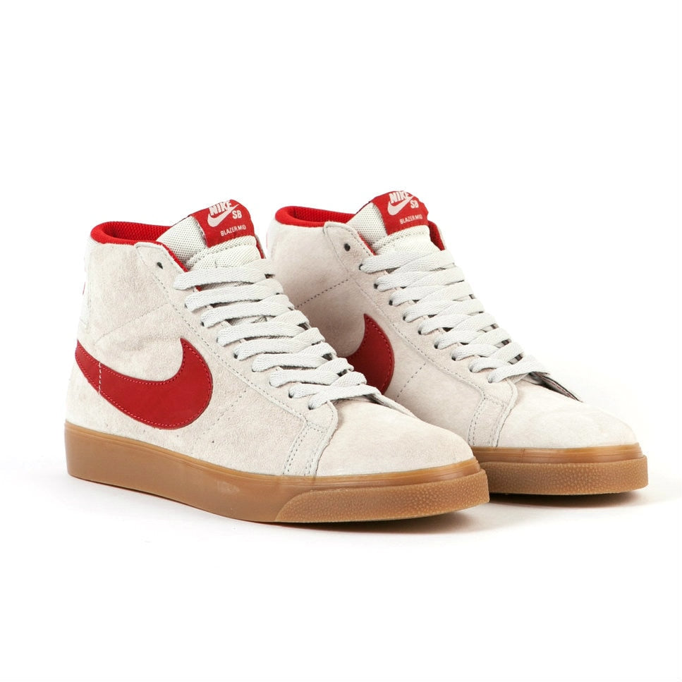 Nike SB x FTC Vaillancourt Fountain Blazer Mid QS - Light Bone / Brickhouse - Gum Light Brown