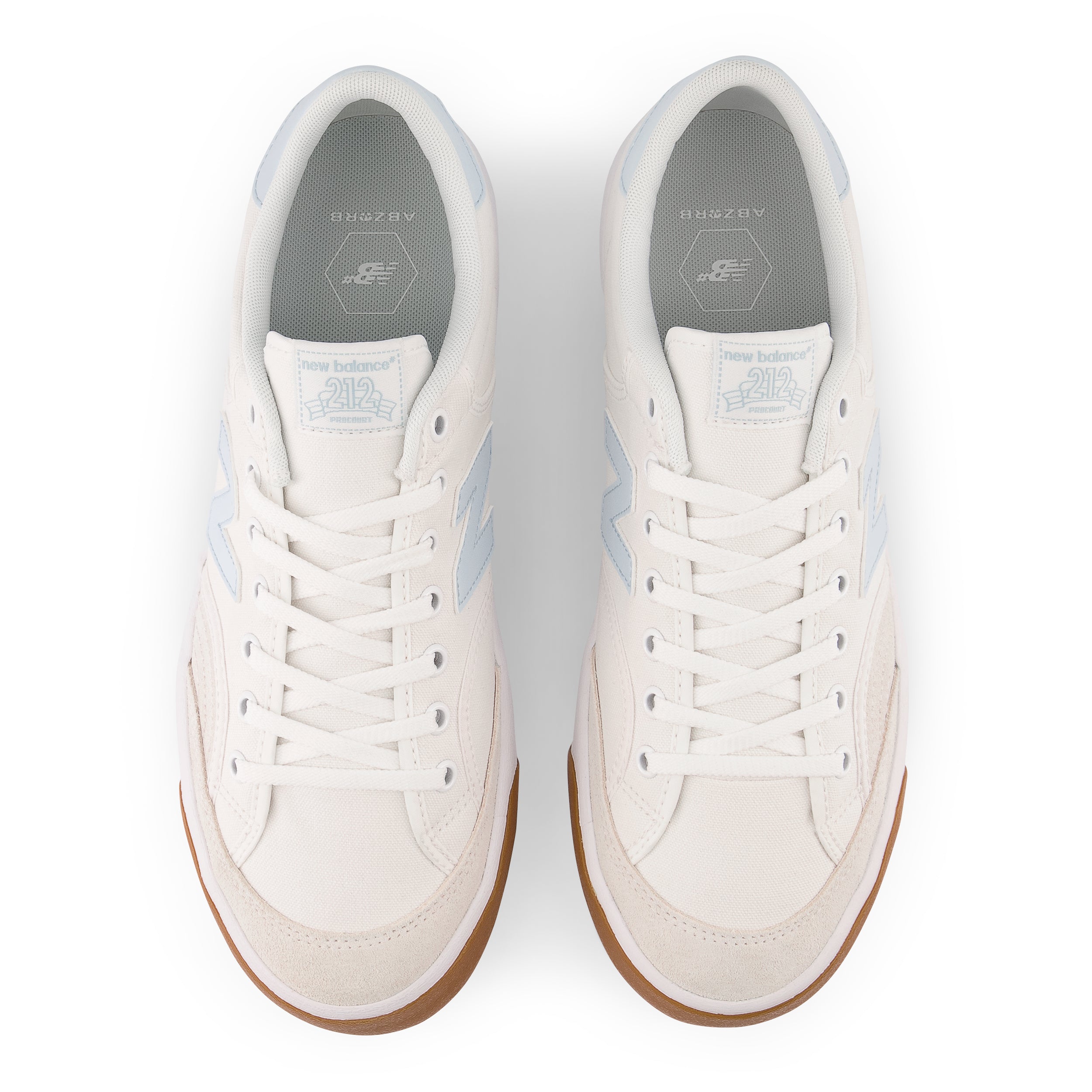 White NM212WCB NB Numeric Pro Court Skateboard Shoe Top