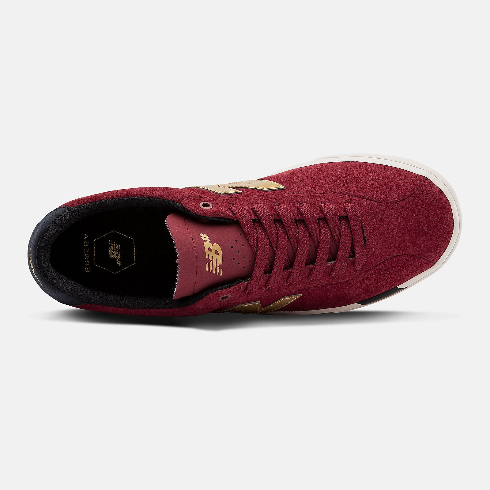 Red NM22 NB Numeric Skateboard Shoe Top